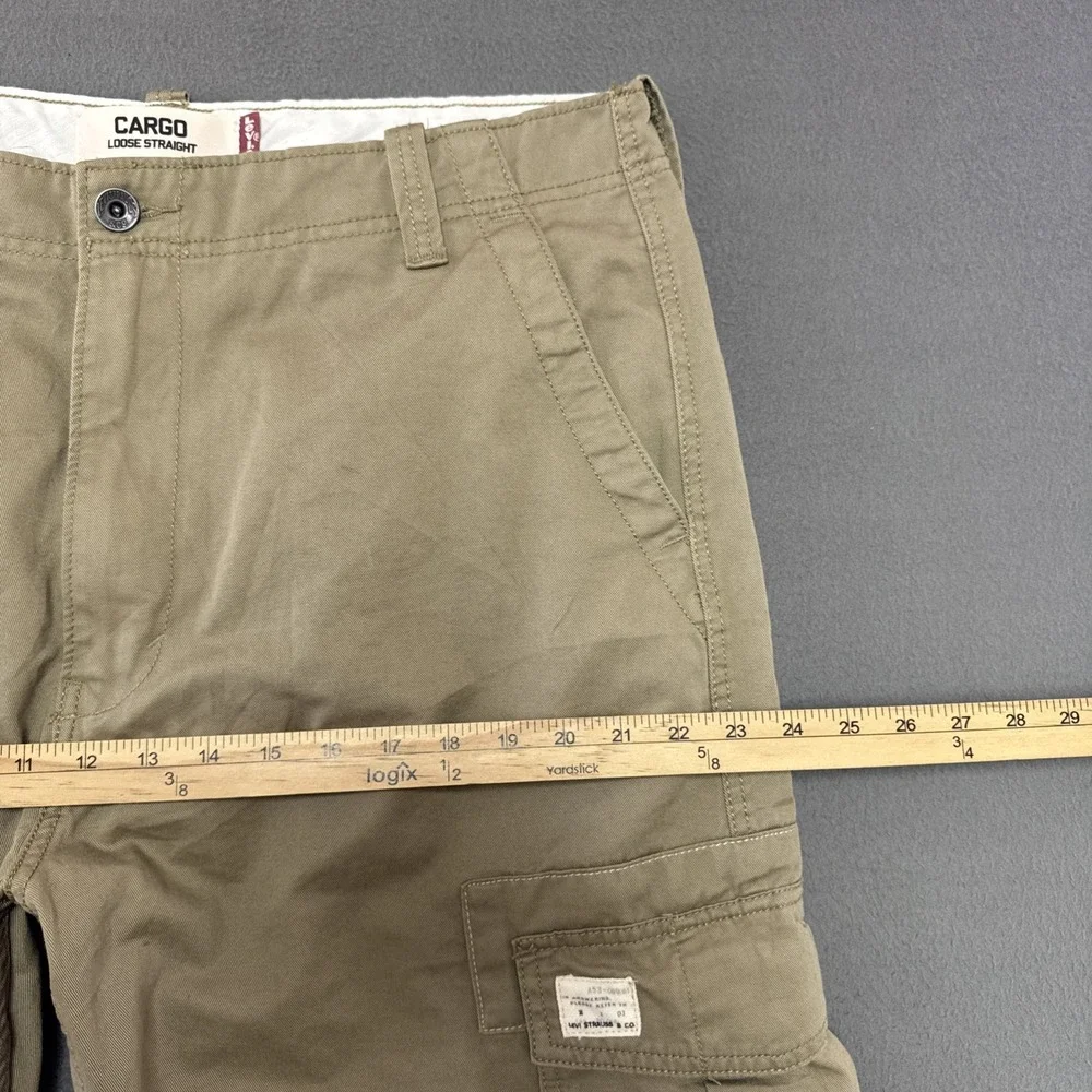 Levis Loose Straight Cargo Pants Y2K Baggy Relaxed Workwear Utility 38x32 /38x30